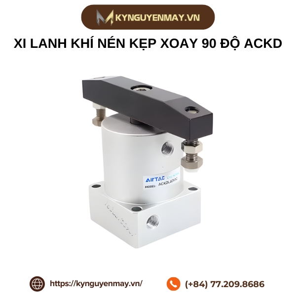 Xi lanh khí nén kẹp xoay 90 độ ACKD25, ACKD32, ACKD40, ACKD50, ACKD63