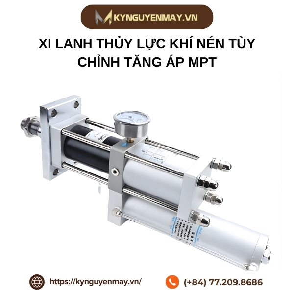 Xi lanh thủy lực khí nén tùy chỉnh tăng áp MPT