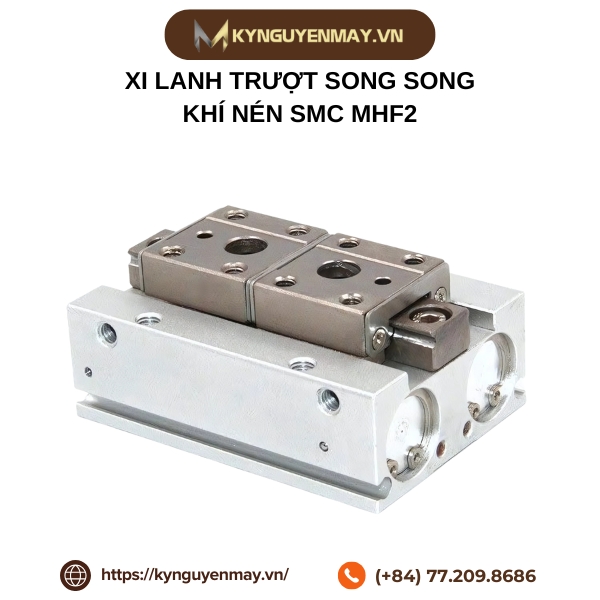 Xi lanh trượt song song khí nén SMC MHF2