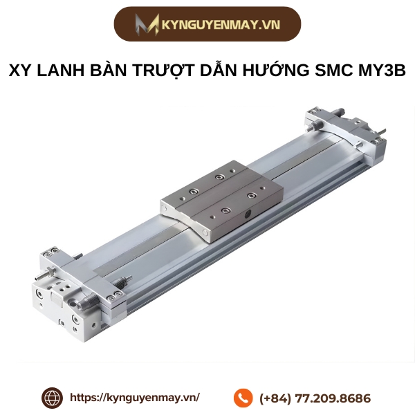 Xy lanh bàn trượt dẫn hướng SMC MY3B