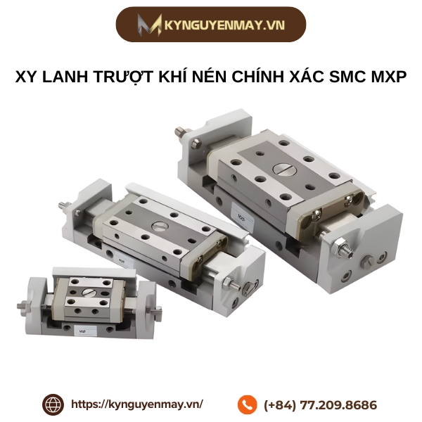 Xy lanh trượt khí nén chính xác SMC MXP