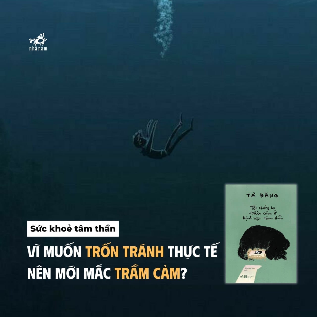 HIỂU LẦM VỀ TRẦM CẢM: MẮC BỆNH LÀ ĐỂ TRỐN TRÁNH THỰC TẾ?