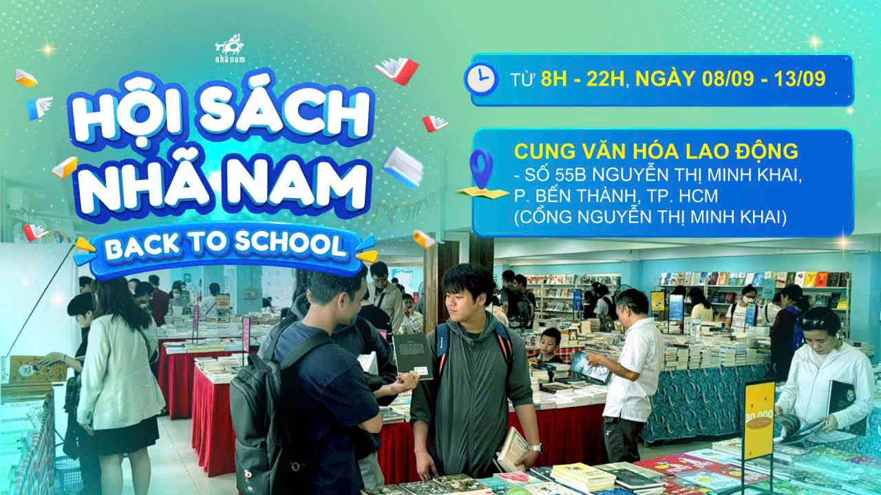 Hội sách Nhã Nam - Back to School (Chặng 2) tại TP.HCM