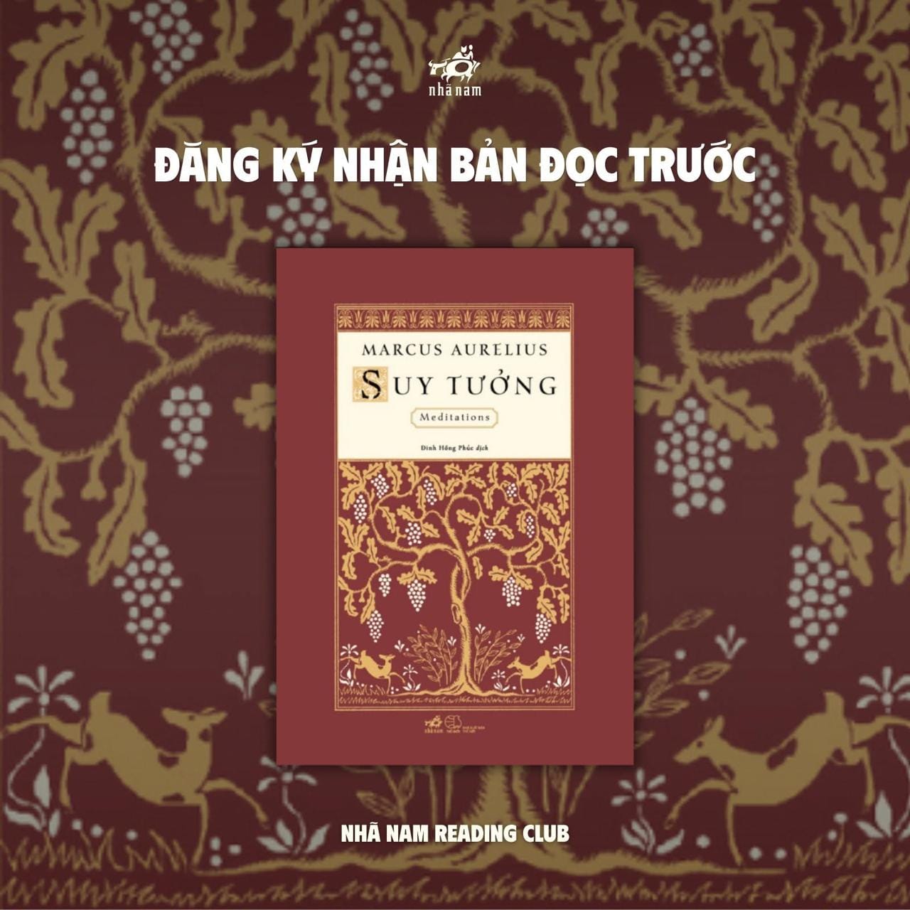 [ARC] Đăng ký nhận bản đọc trước: Suy tưởng của Marcus Aurelius
