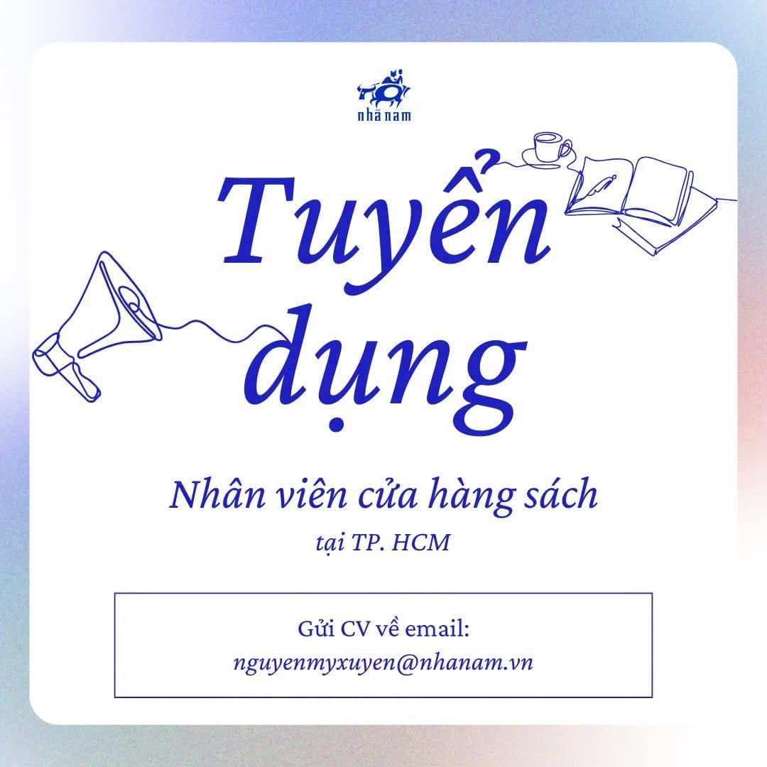 [NHÃ NAM TUYỂN DỤNG] NHÂN VIÊN CỬA HÀNG SÁCH