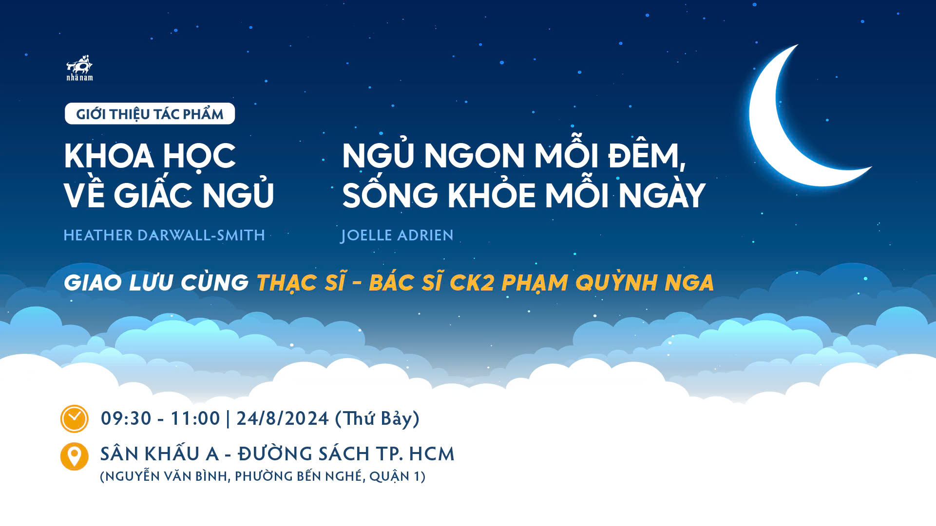 Toạ đàm: Ngủ ngon mỗi đêm, sống khoẻ mỗi ngày cùng ThS.BS CK2 Phạm Quỳnh Nga