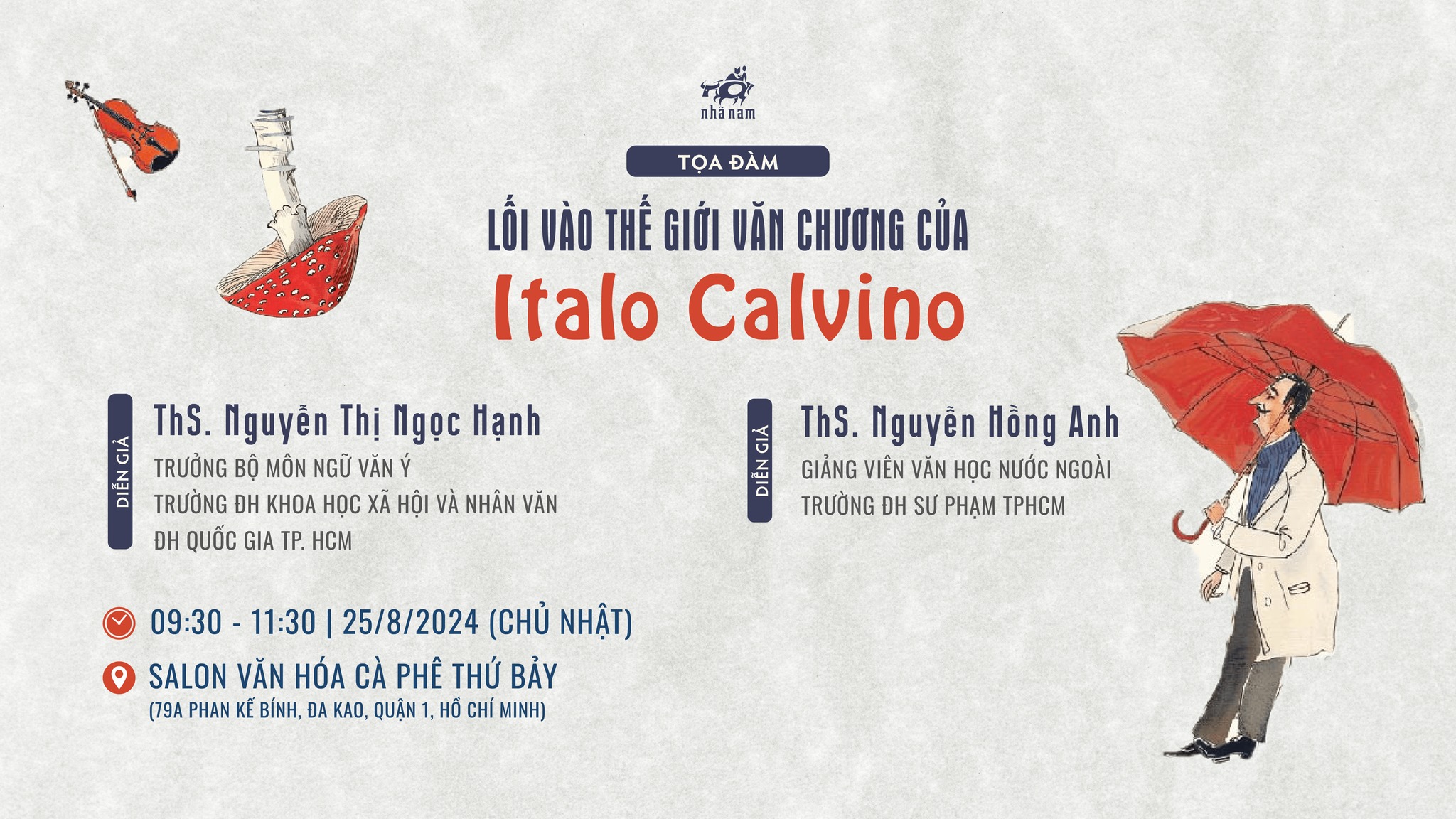 Toạ đàm: Lối vào thế giới văn chương của Italo Calvino