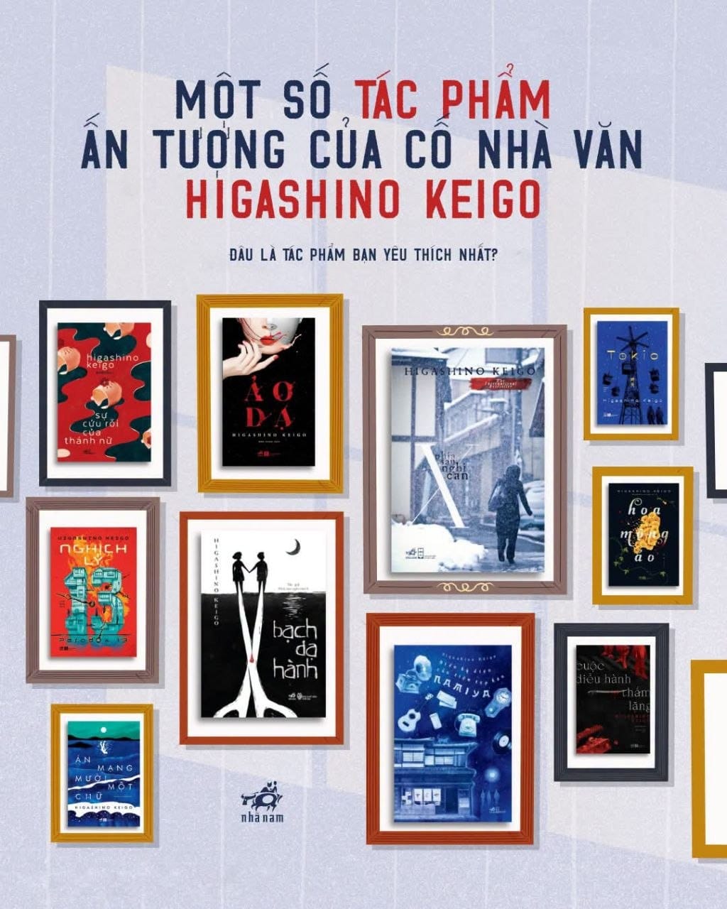 NHỮNG TÁC PHẨM ẤN TƯỢNG CỦA HIGASHINO KEIGO