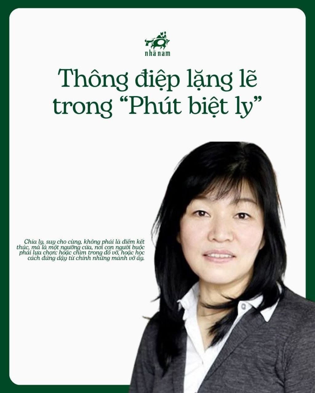 Thông điệp lặng lẽ trong Phút biệt ly