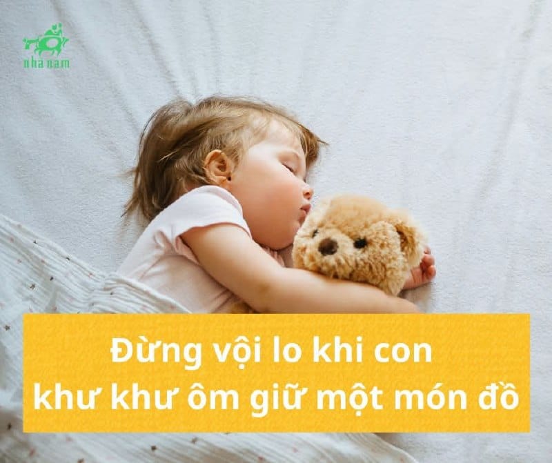 Có bao giờ bạn thấy lo lắng khi con mình cứ khư khư ôm một chiếc khăn, một chú gấu Teddy, hay một “em thú ôm” quen thuộc?