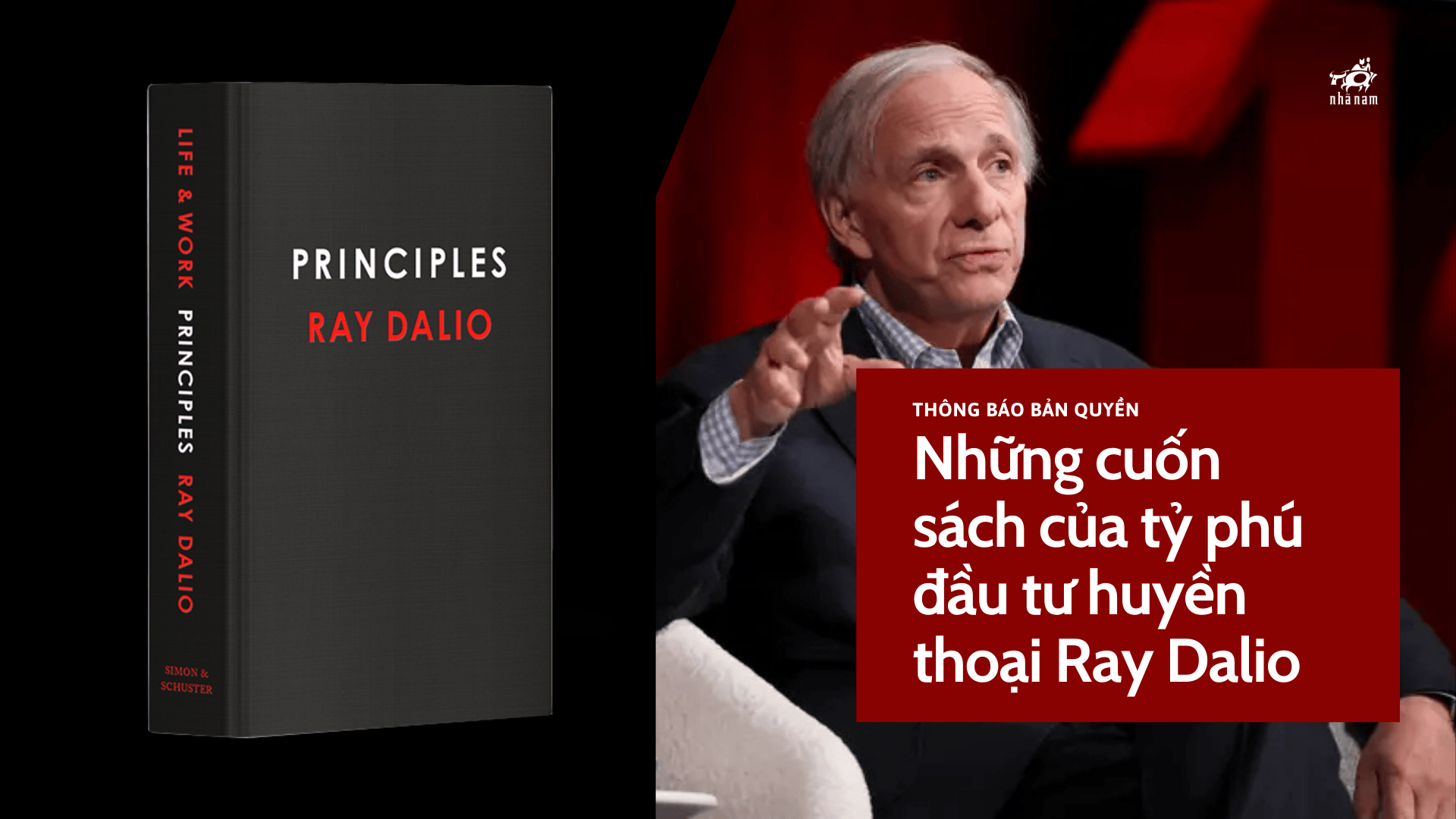 Thông báo bản quyền: Những cuốn sách của tỷ phú đầu tư huyền thoại Ray Dalio