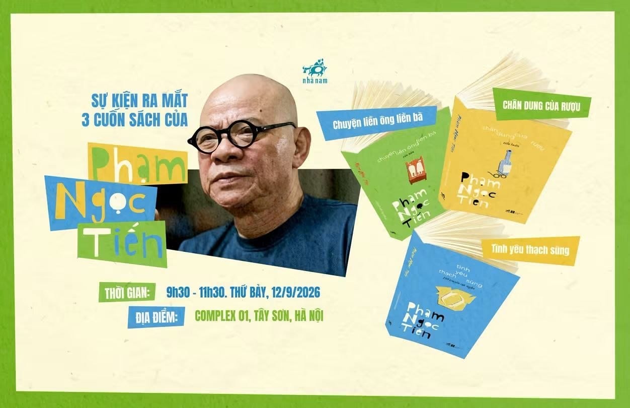 Ra mắt bộ 3 cuốn sách của Phạm Ngọc Tiến
