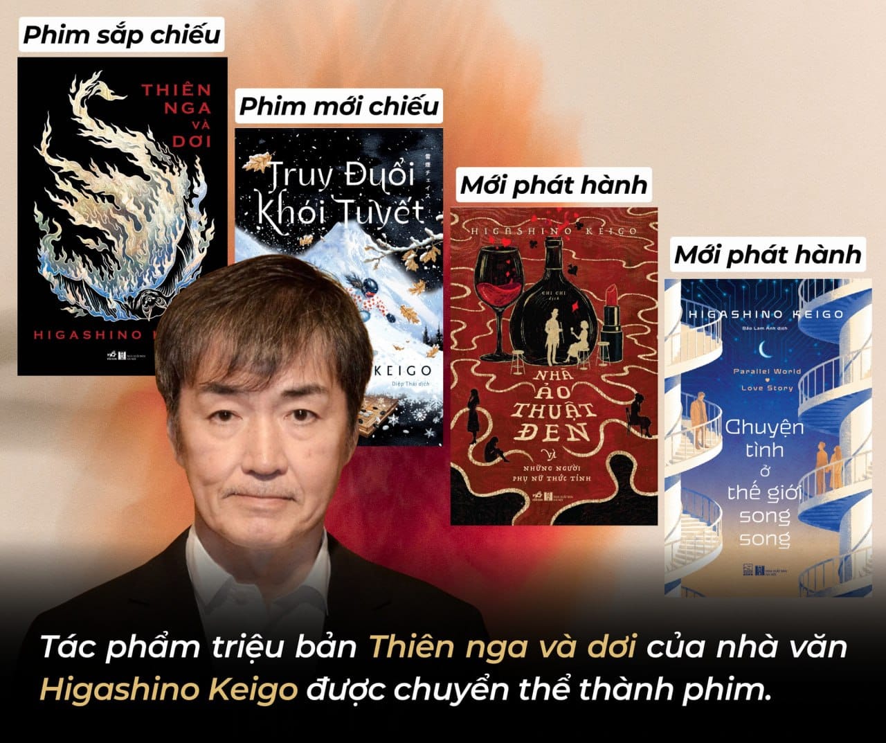 “Thiên nga và dơi” của Higashino Keigo:  được chuyển thể điện ảnh, dự kiến khởi chiếu tại Nhật Bản trong năm 2026