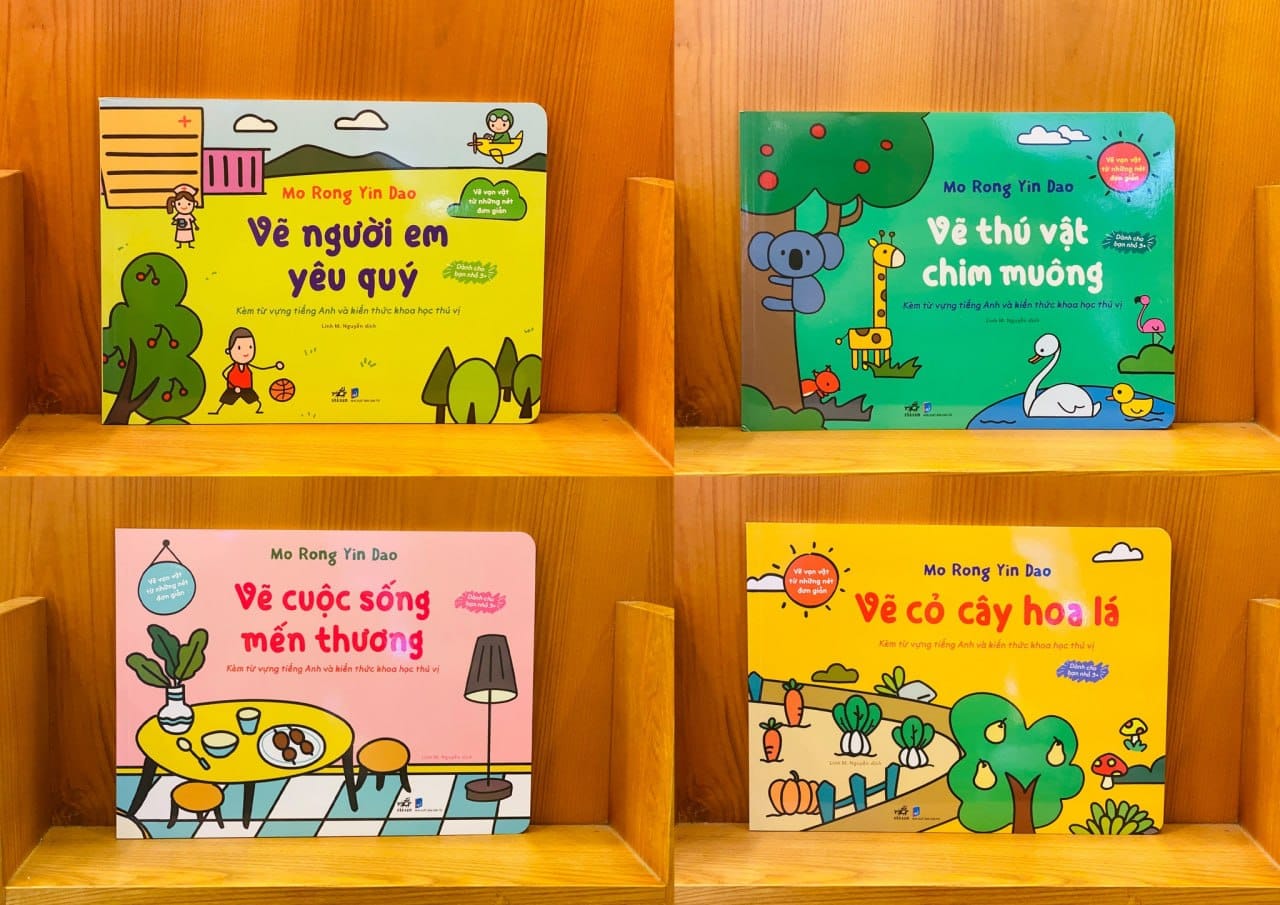 Vẽ vạn vật từ những nét đơn giản: bộ sách dạy vẽ giúp trẻ mầm non và tiểu học khám phá thế giới qua nét bút