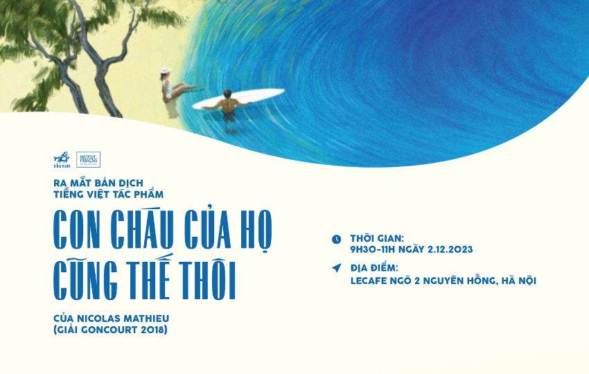 Sự kiện ra mắt tác phẩm đoạt giải Goncourt 2018 - Con cháu của họ cũng thế thôi