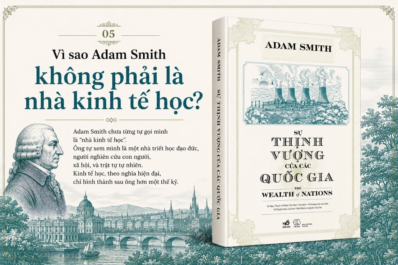 VÌ SAO ADAM SMITH KHÔNG PHẢI LÀ NHÀ KINH TẾ HỌC?