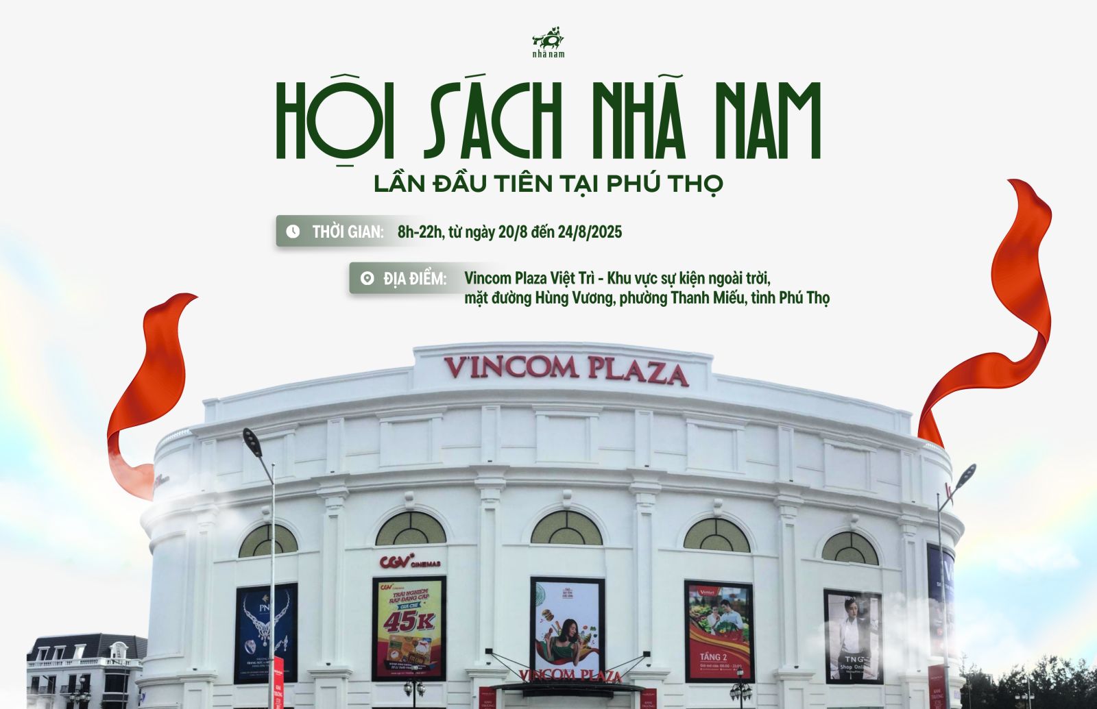 HỘI SÁCH NHÃ NAM LẦN ĐẦU TIÊN CÓ MẶT TẠI PHÚ THỌ