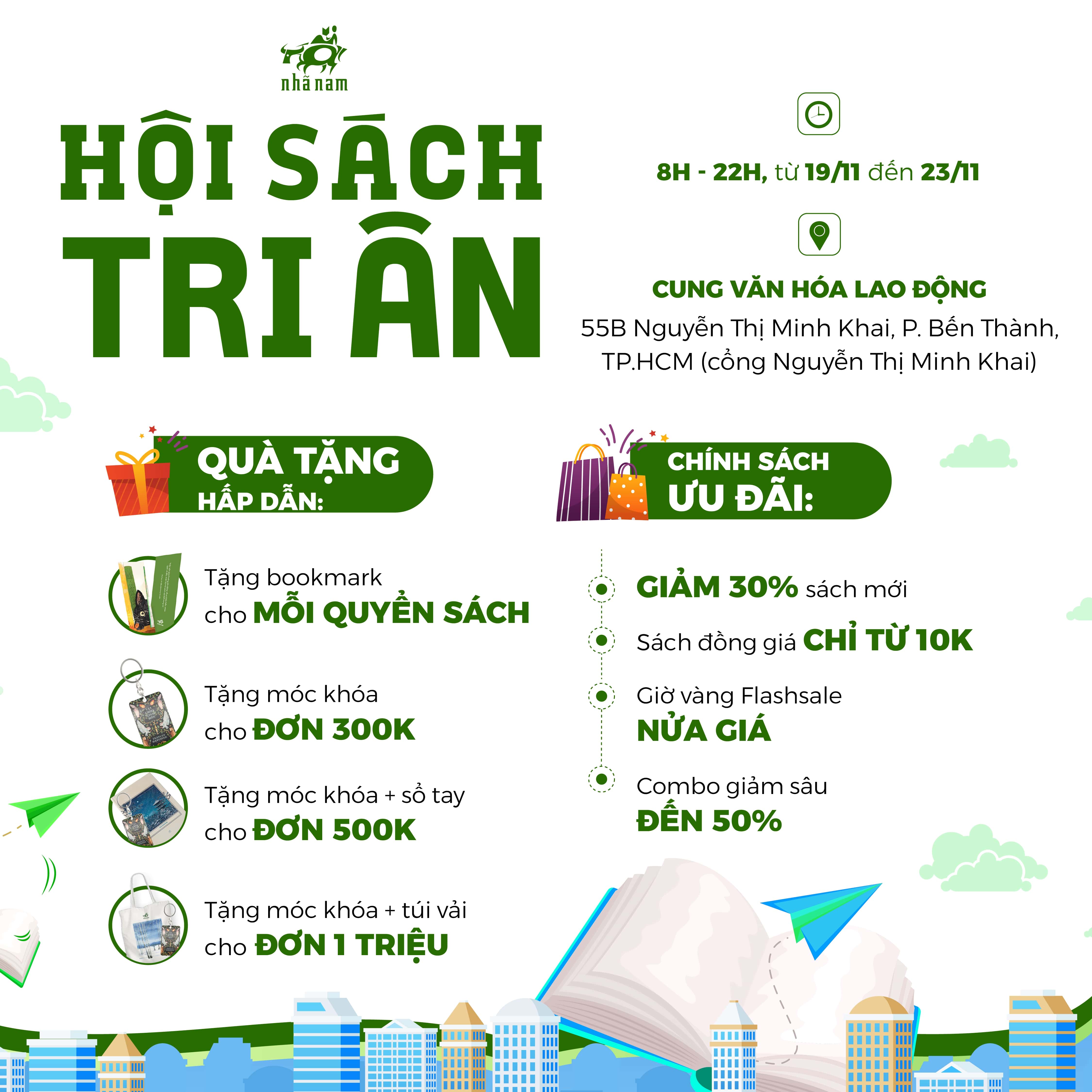 NHÃ NAM BOOKFEST - HỘI SÁCH TRI ÂN
