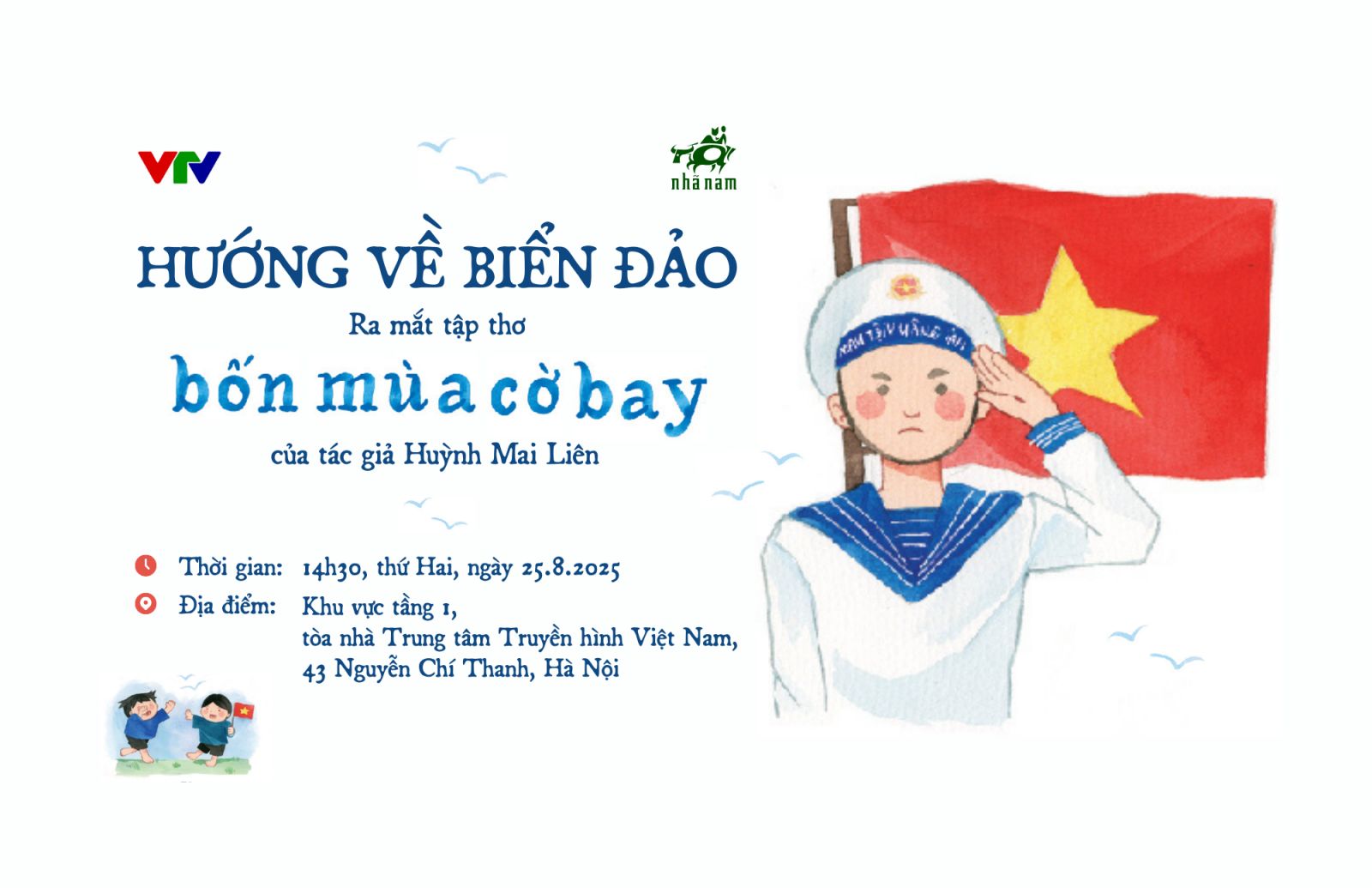 Ra mắt tập thơ “Bốn mùa cờ bay” – Hành trình thơ hướng về biển đảo