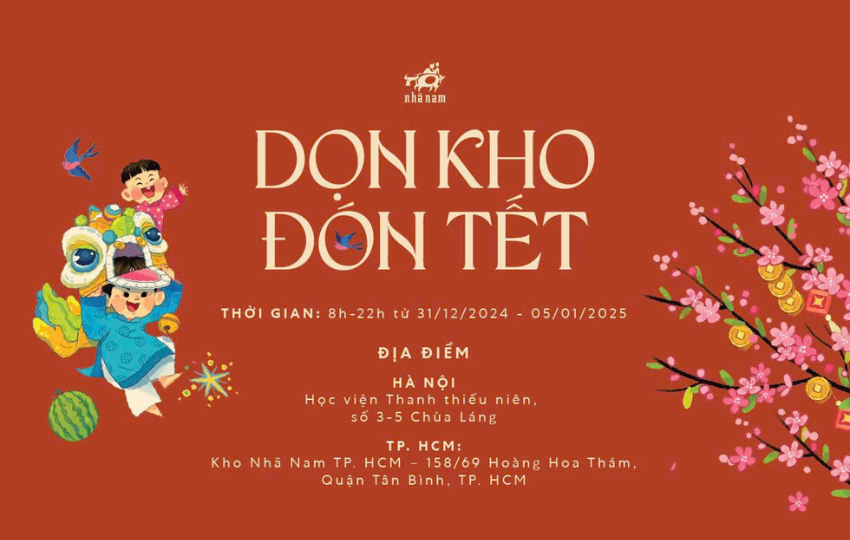 Hội sách Nhã Nam Dọn kho đón Tết