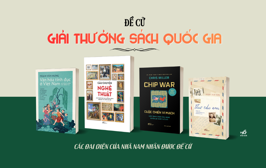 Sách Nhã Nam nhận đề cử tại Giải thưởng Sách quốc gia 2026