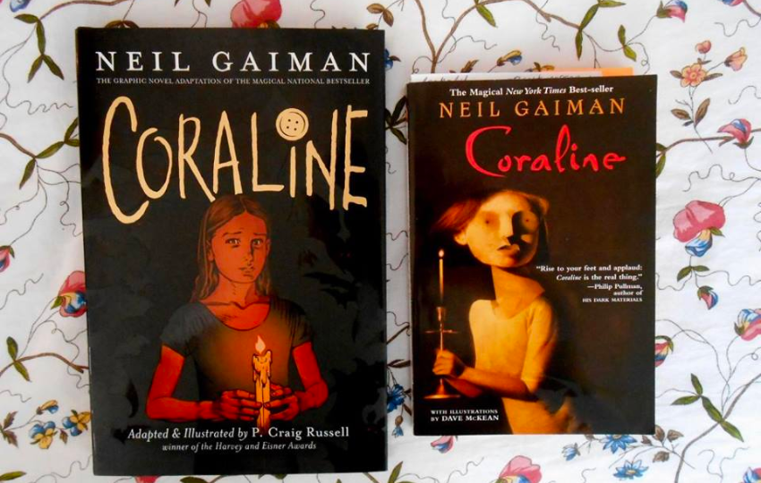 Coraline của Neil Gaiman | Top 5 bộ truyện tiếng Anh trực tuyến chủ đề Halloween