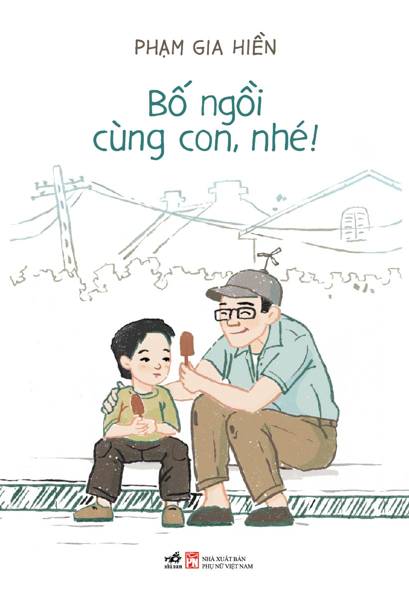 Bố ngồi cùng con, nhé!
