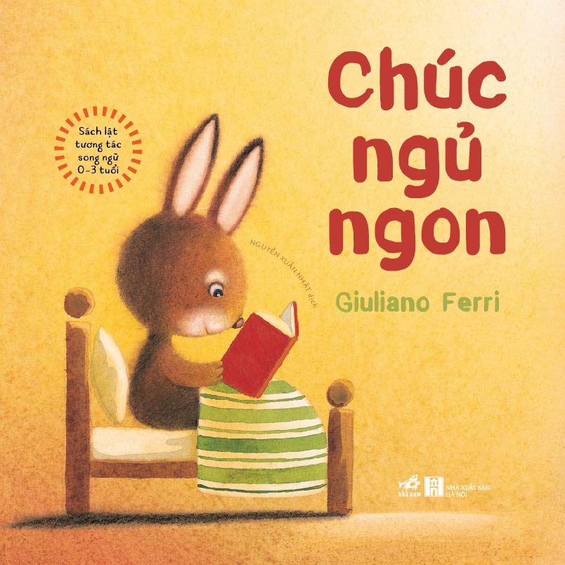 SÁCH LẬT TƯƠNG TÁC SONG NGỮ 0 - 3 TUỔI: CHÚC NGỦ NGON