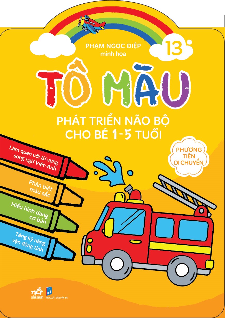 Tô màu phát triển não bộ cho bé 1-5 tuổi (Tập 13)