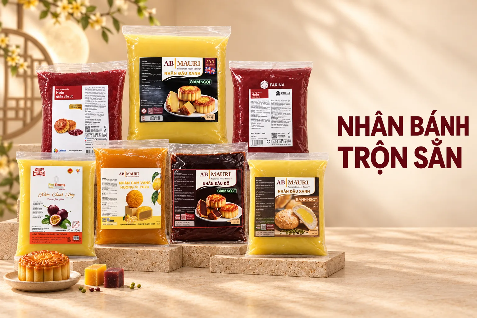 Các loại nhân bánh Trung Thu truyền thống và hiện đại