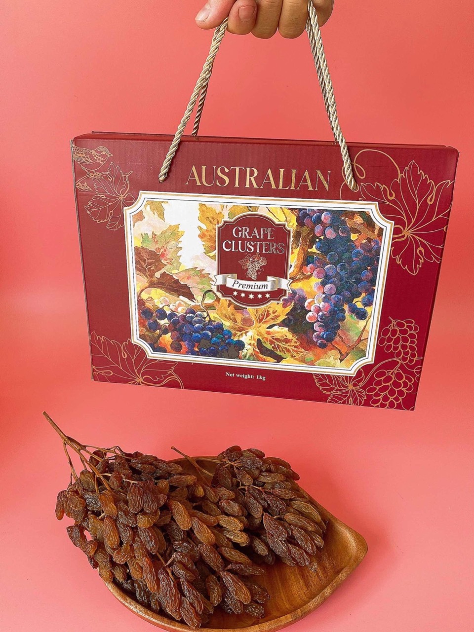 Nho khô nguyên cành  Australia