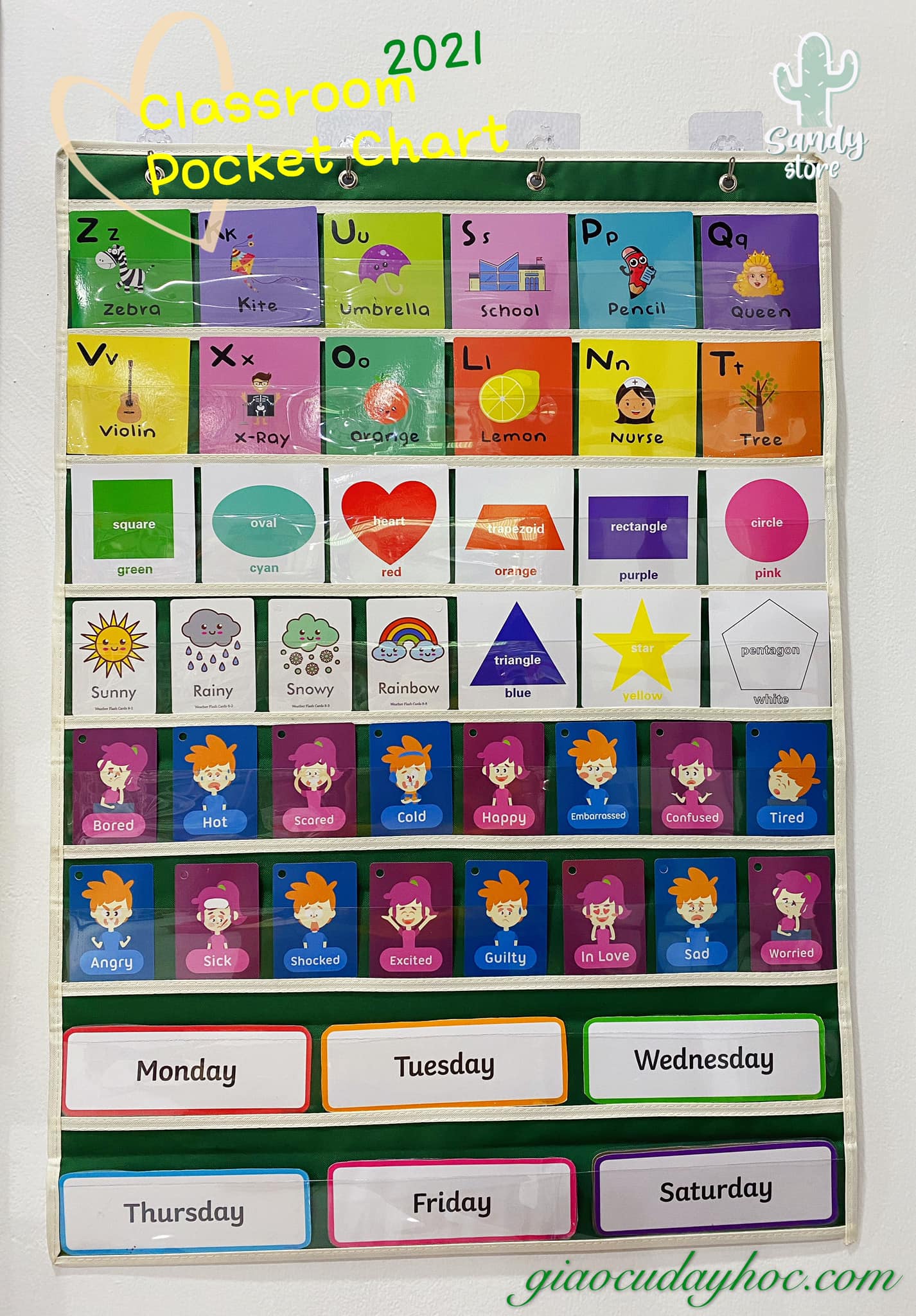 Classroom Pocket Chart