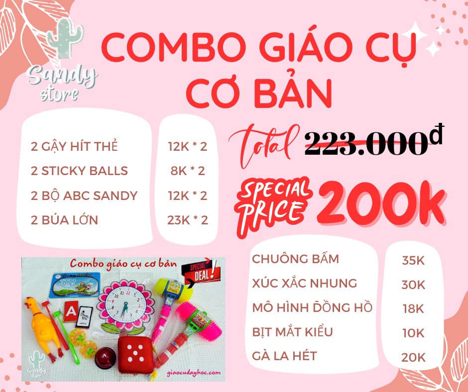 COMBO GIÁO CỤ CƠ BẢN