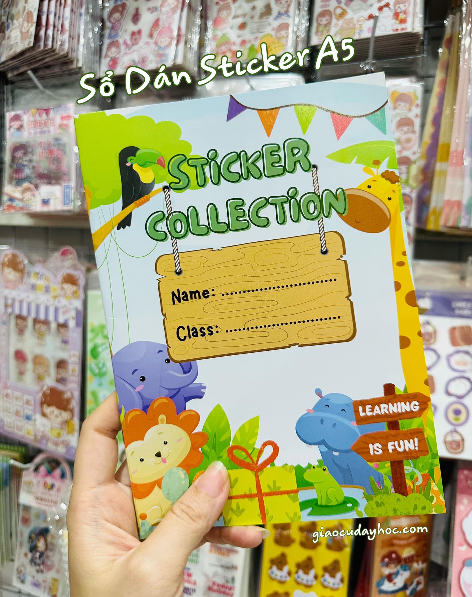 Sổ dán sticker A5