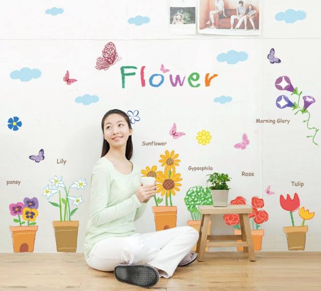 DC34 - FLOWERS (Kích thước khổ giấy: 50*70cm)