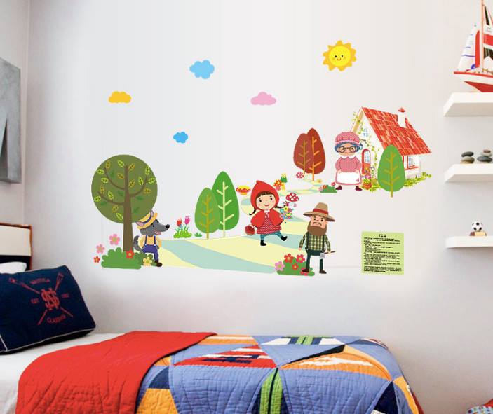 DC42 - LITTLE RED RIDING HOOD (Kích thước khổ giấy: 60*90cm)