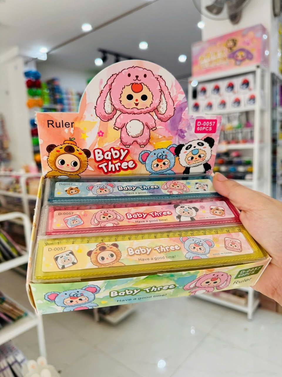 Thước hoạt hình 15cm