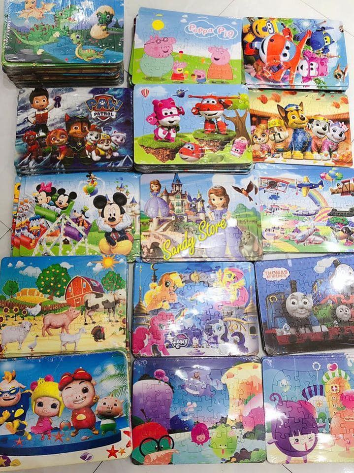 PUZZLE XẾP HÌNH 40 MIẾNG (GIẤY BÌA CỨNG)