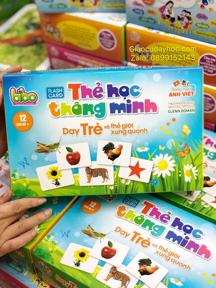 BỘ THẺ HỌC THÔNG MINH 12 CHỦ ĐỀ +