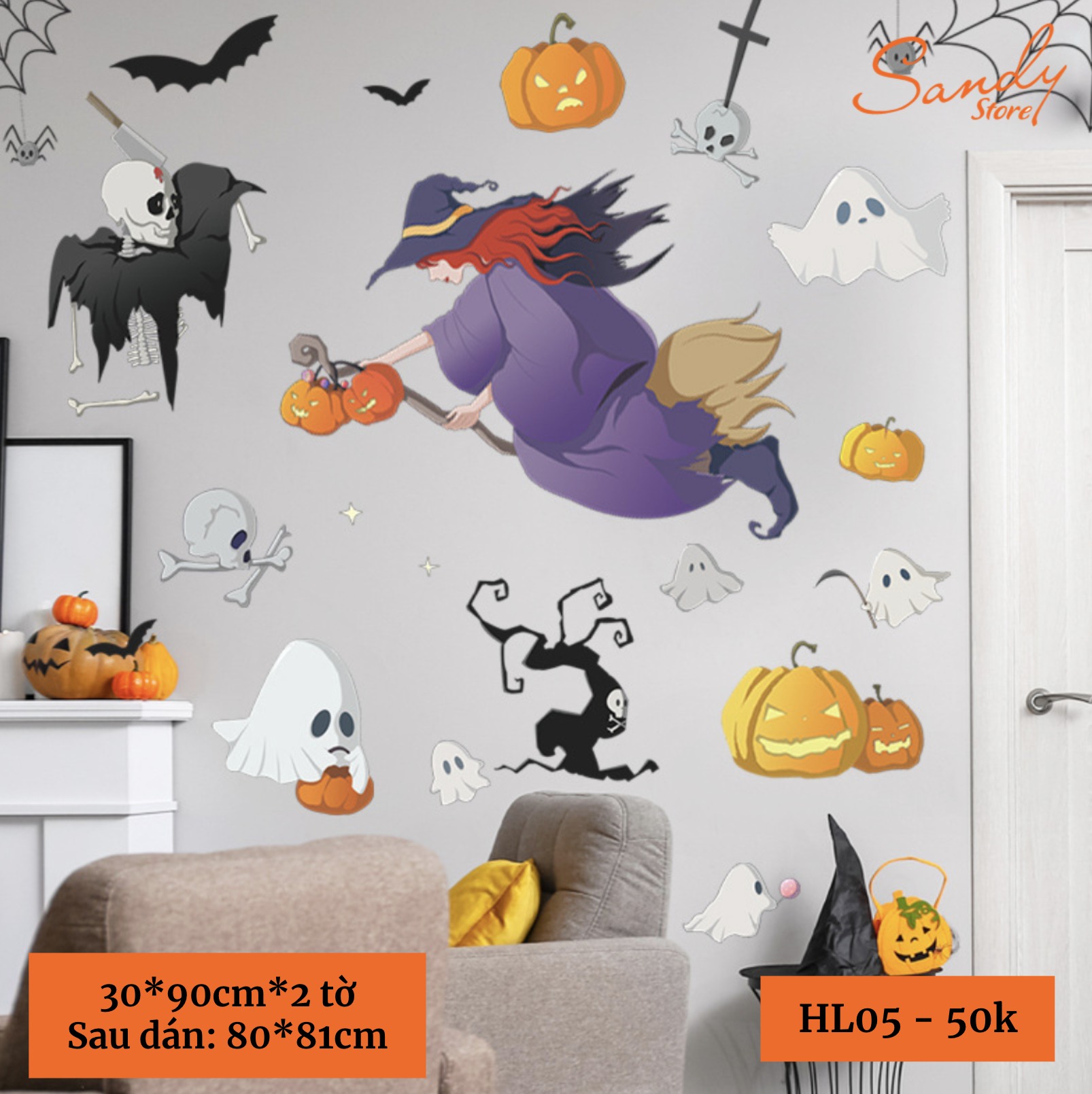 HL05 - Decal Cuộn Phù Thuỷ Tím (009)