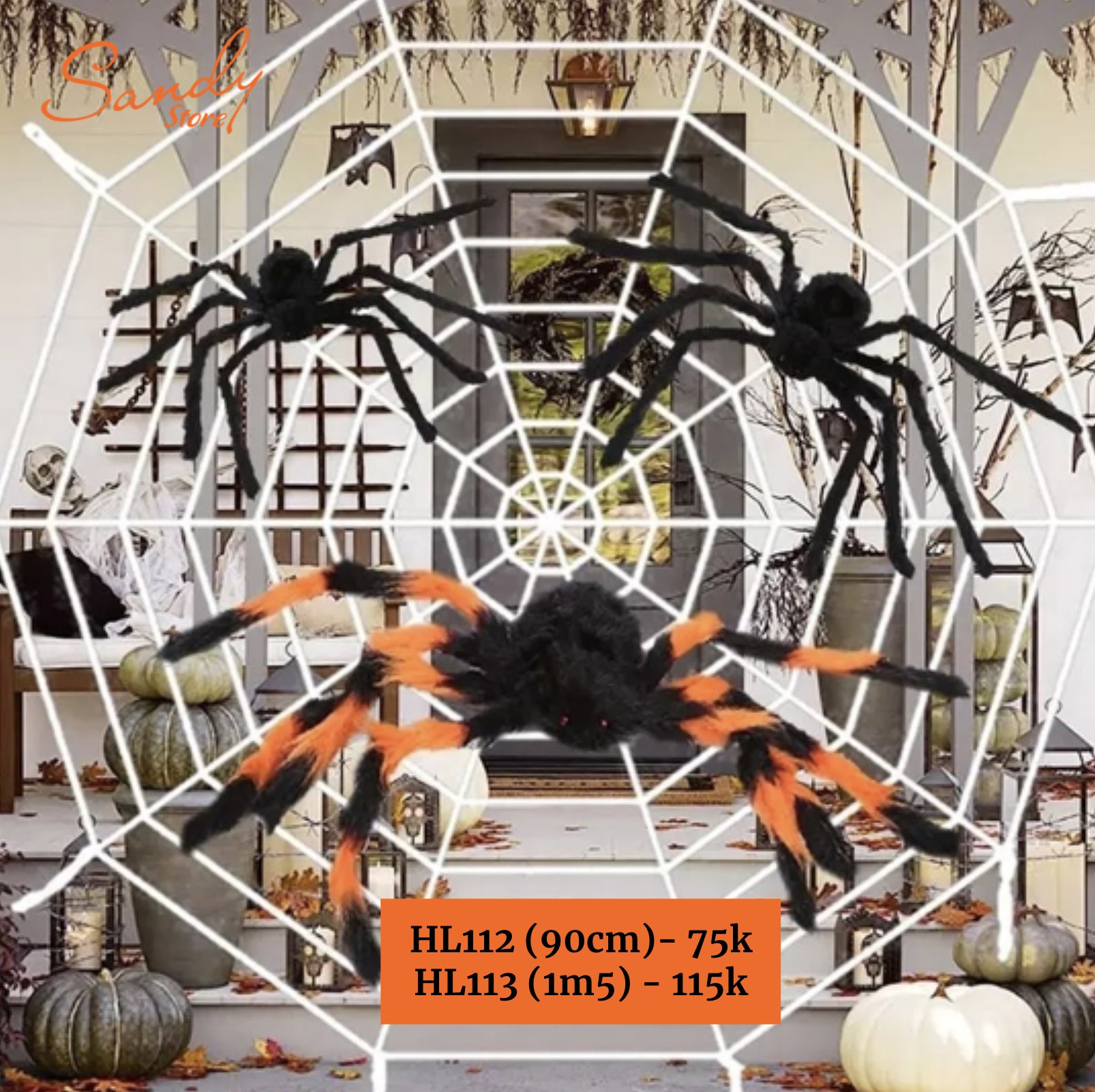HL112 - Nhện Lông Màu 90cm