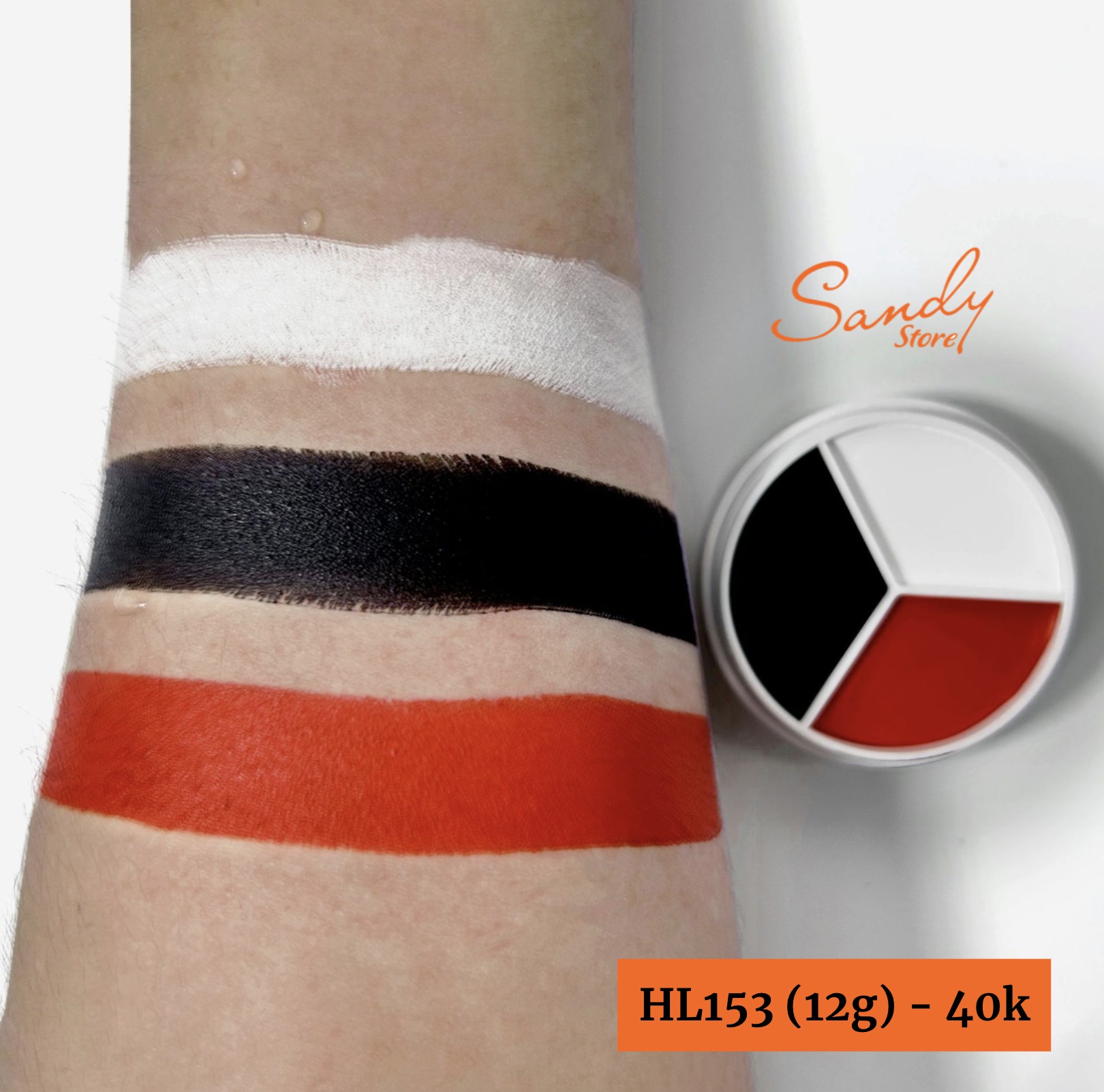 HL153 - Hộp 3 Màu Đen Đỏ Trắng