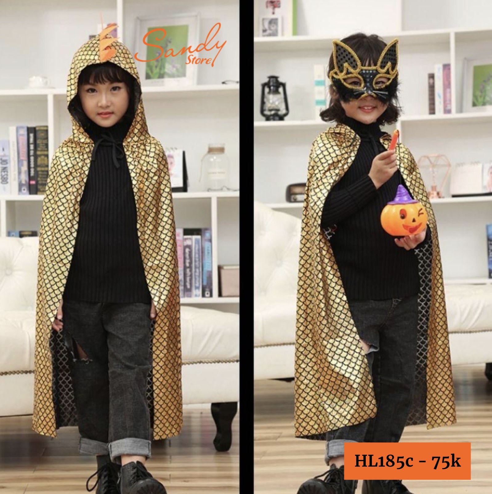 HL185c - Choàng Khủng Long Vàng
