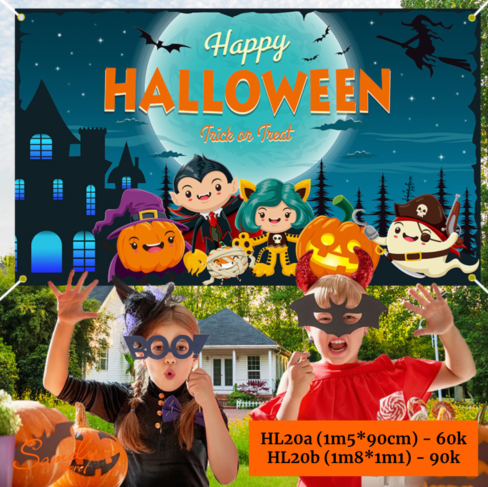 HL20a - Poster Trăng Xanh (1m5*90cm)
