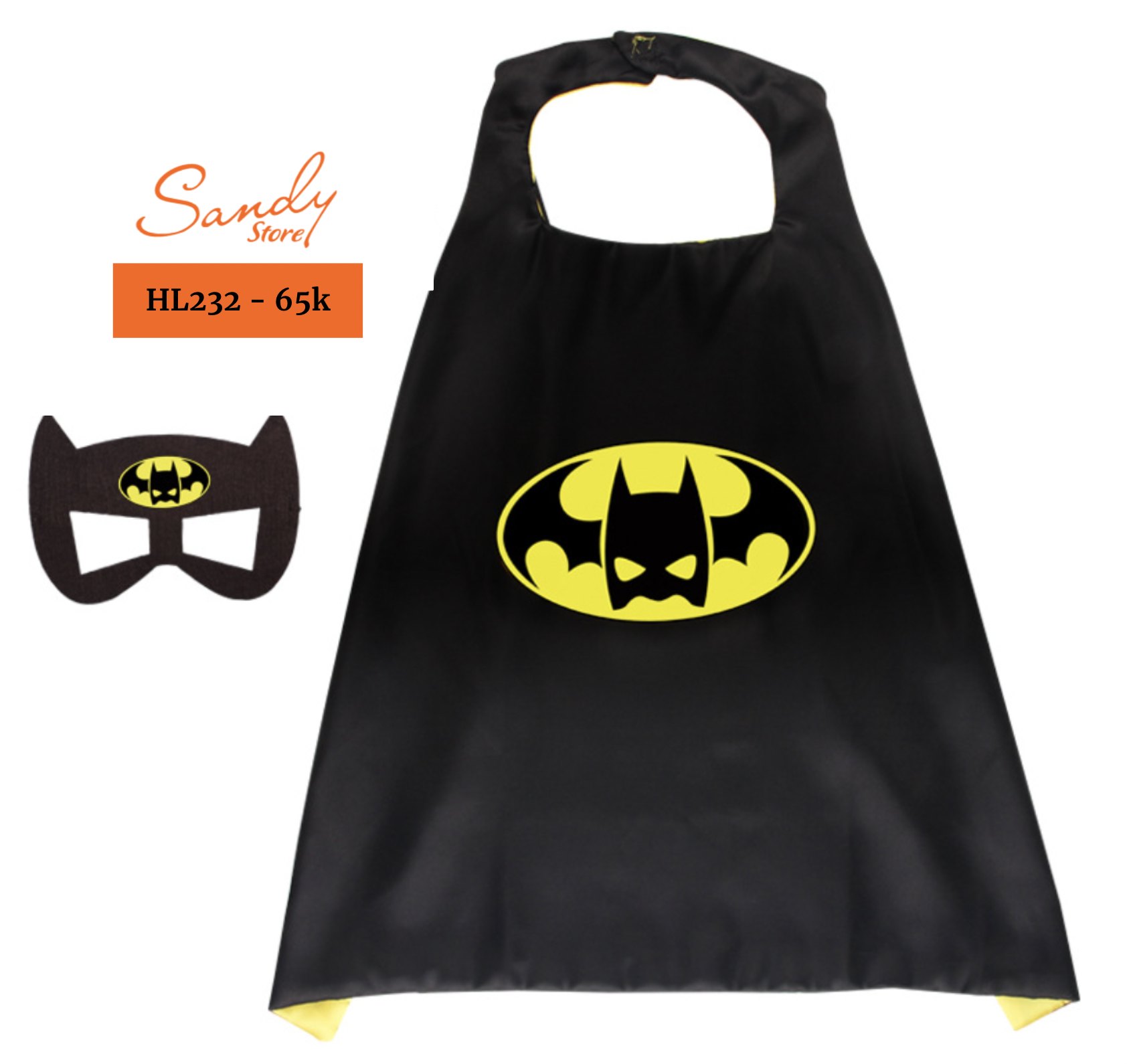 HL232 - Choàng Batman + Mặt Nạ