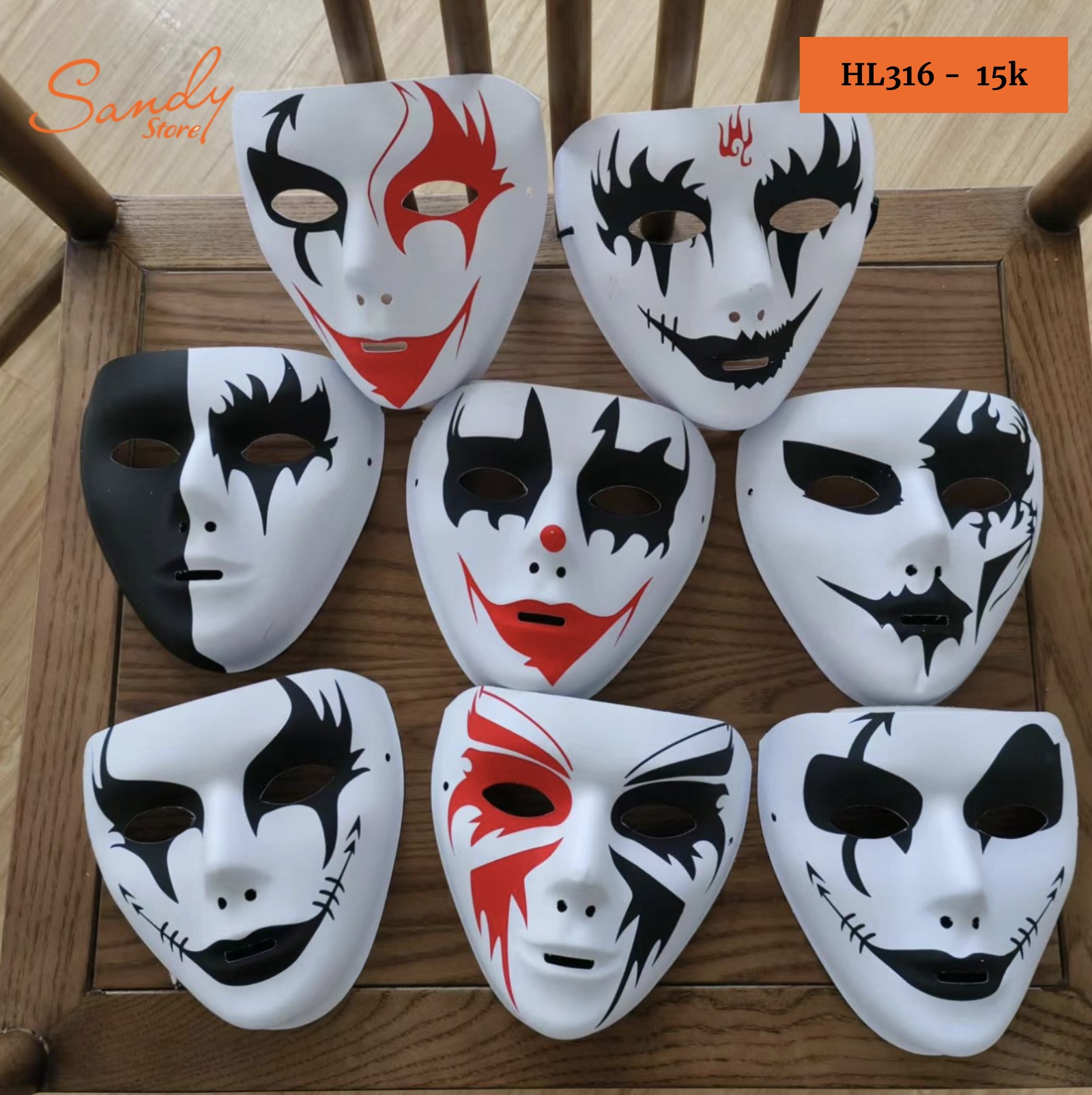 HL316 - Mặt Nạ Âm Dương