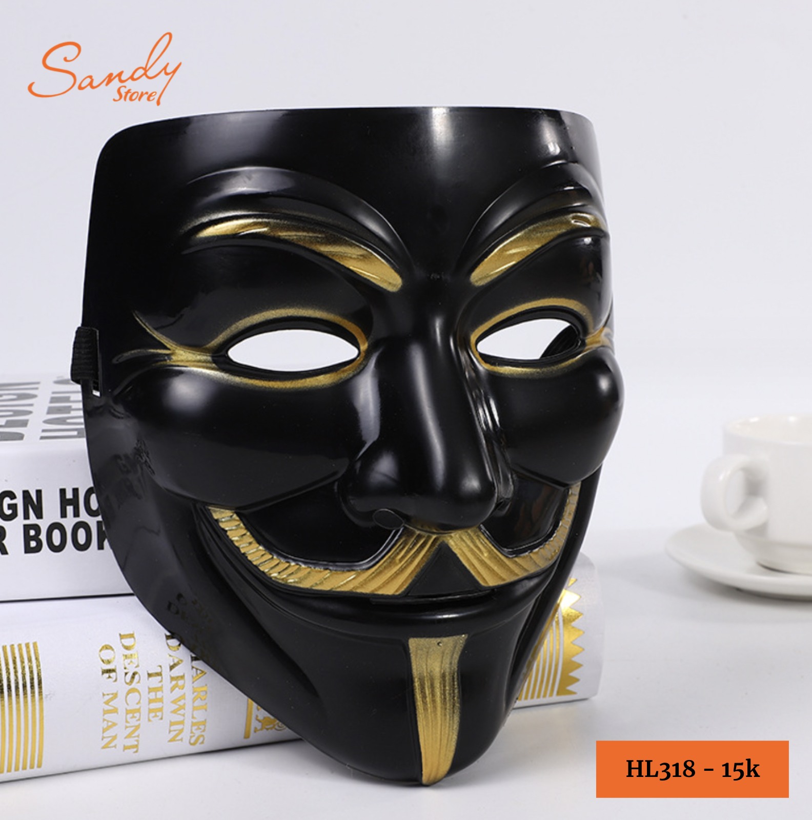 HL318 - Mặt Nạ Hacker Đen
