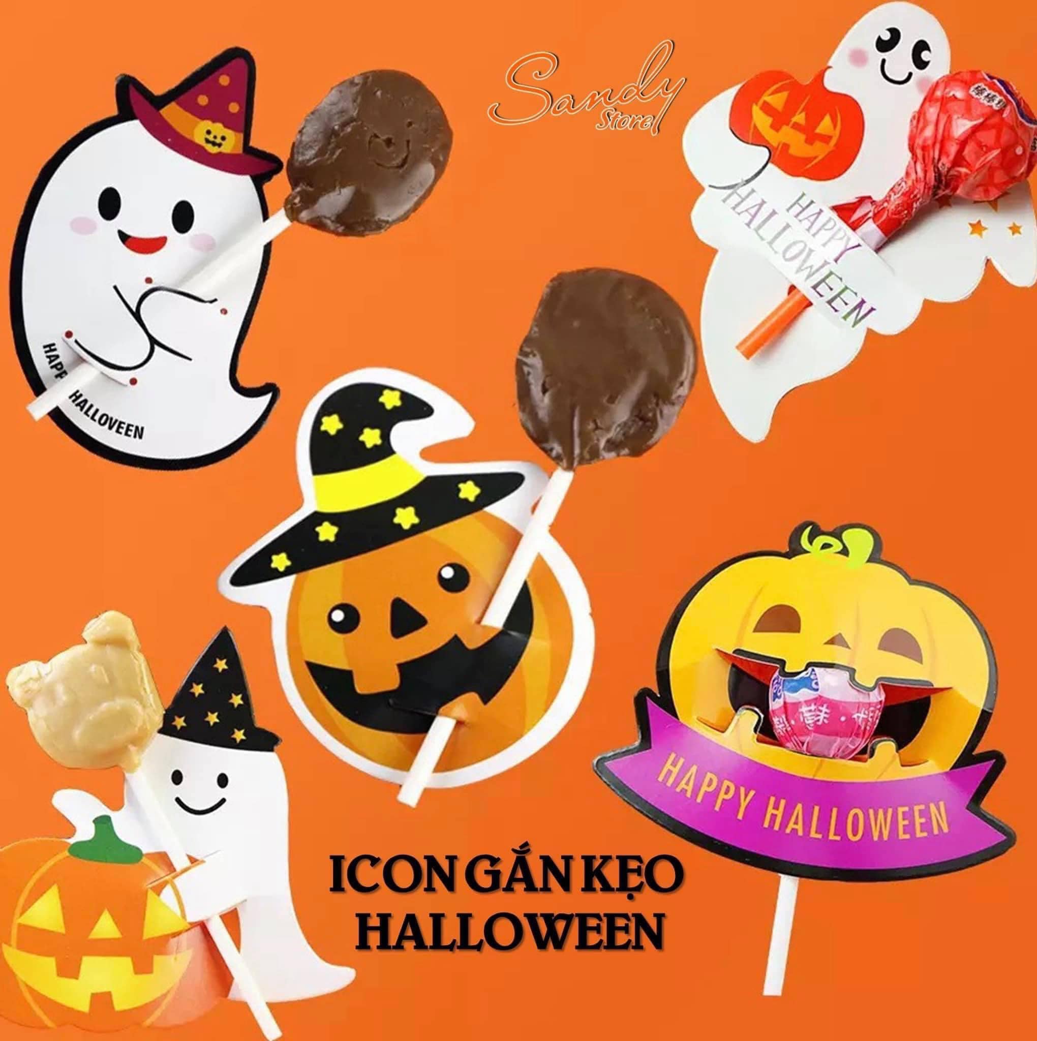 HL504 - Icon Gắn Kẹo Halloween Nhỏ (set 50c)