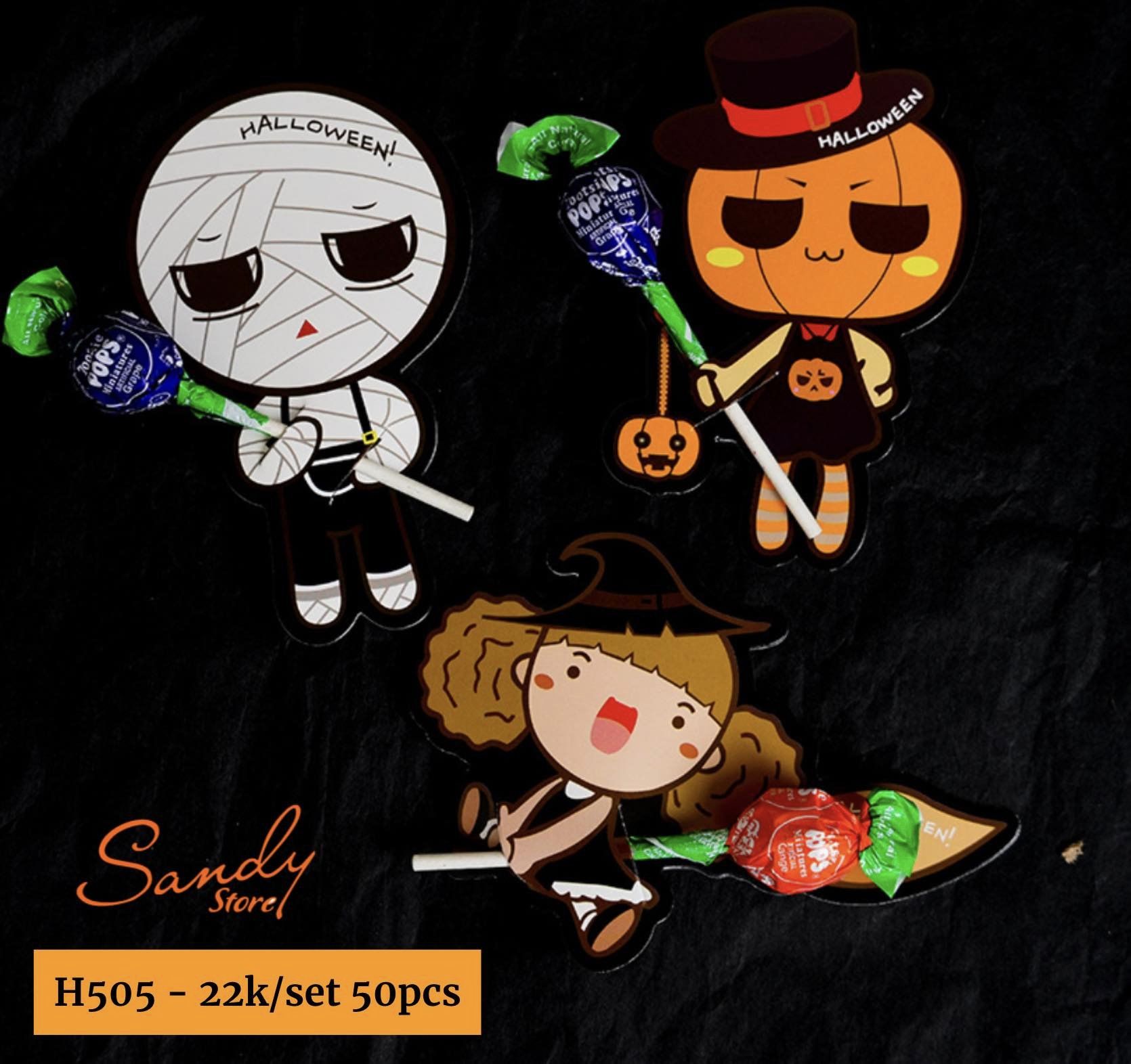 HL505 - Icon Gắn Kẹo Halloween Size Lớn (set 50c)