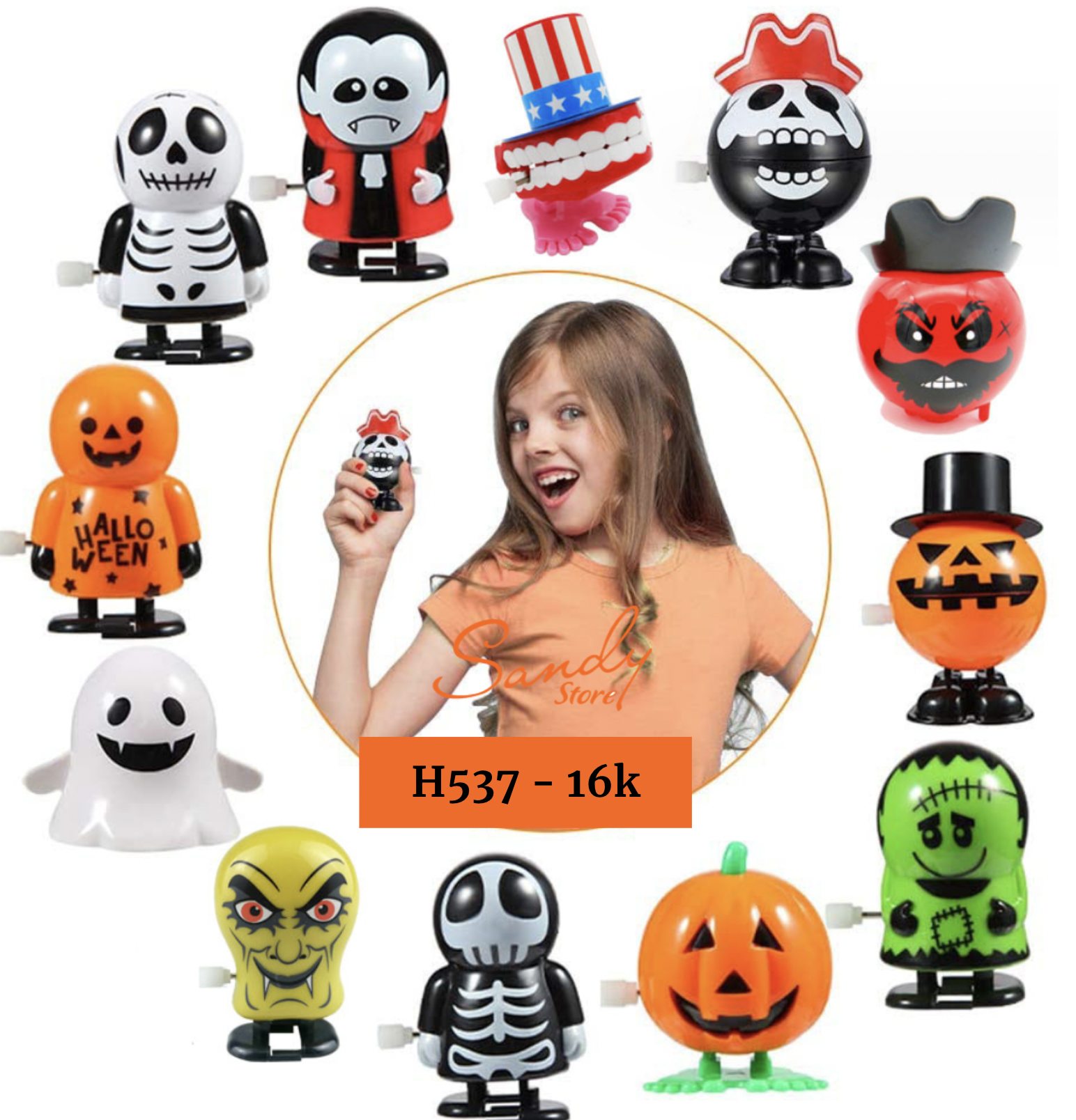 HL537 - Dây Cót Nhân Vật Halloween